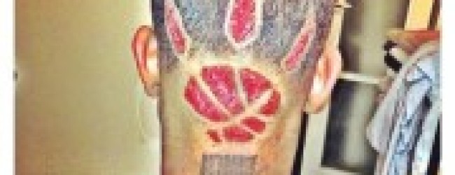 Toronto Raptor Amir Johnson Shaves Team Logo in his Head