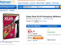 Wal-Mart Webstie Had 49ers Winning Super Bowl Day Before Game